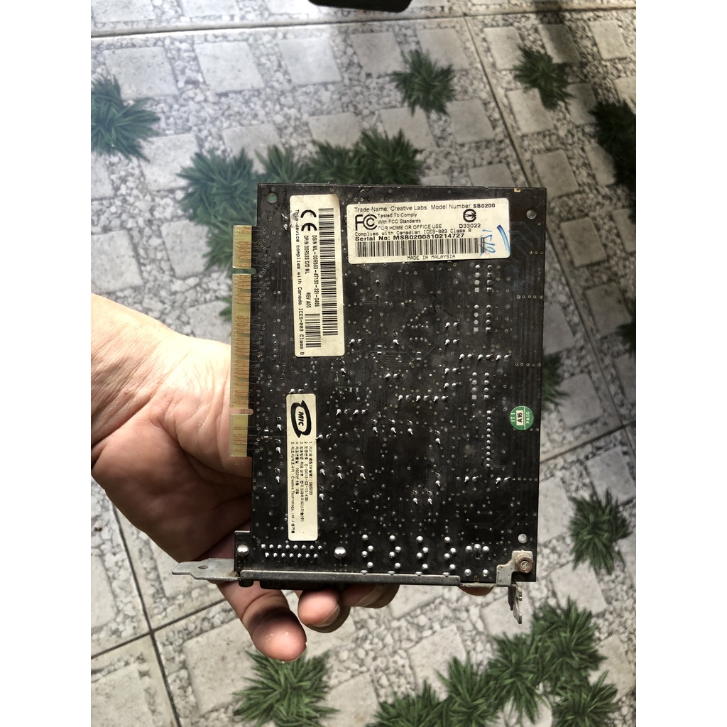 Sound card PCI  cho máy tính để bàn: sound card 4.1 - 2.1, sound card creative