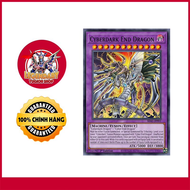 [Thẻ Bài Yugioh Chính Hãng] Cyberdark End Dragon
