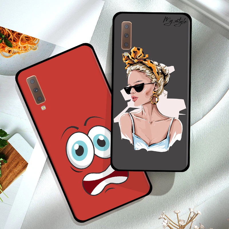Ốp lưng điện thoại Samsung Galaxy A7 2018 - A9 2018 in hình cô gái tự tin dành cho nữ - Juz4Eva Case
