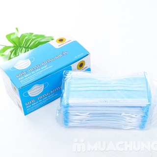 Hộp Khẩu trang y tế Hướng Dương 3 Lớp - Hộp 50 Chiếc