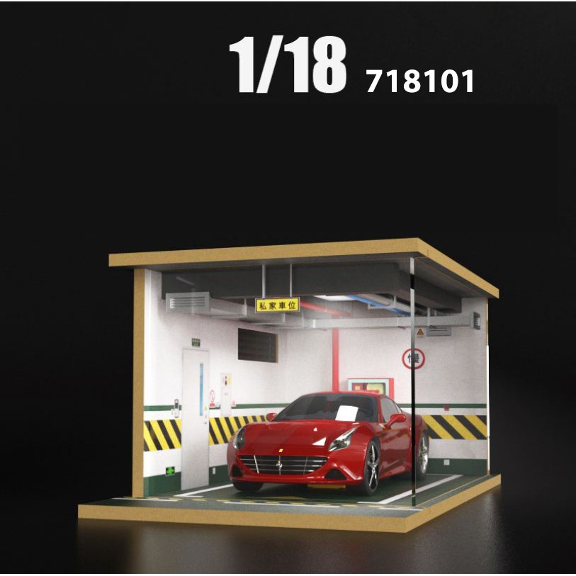 garage mô hình tỉ lệ 1/18