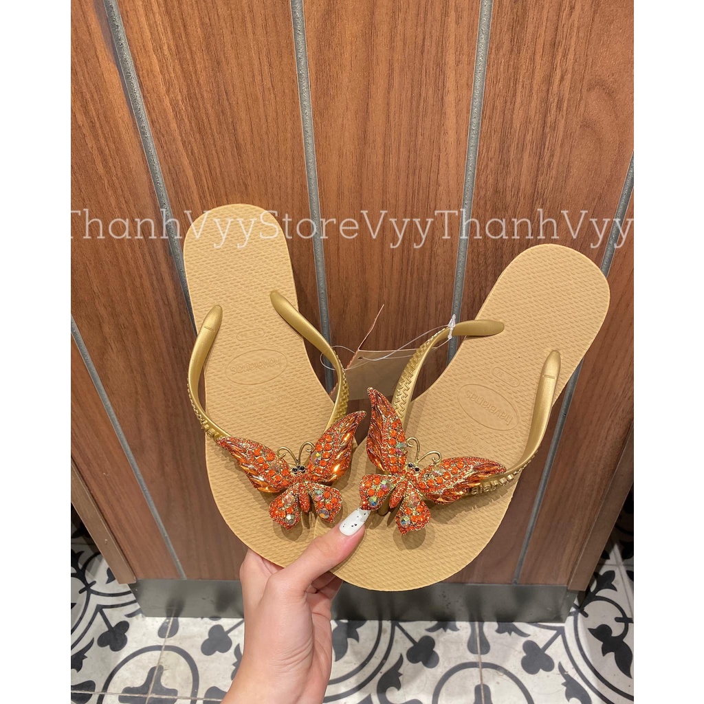 Dép kẹp nữ chram đính đá havaianas