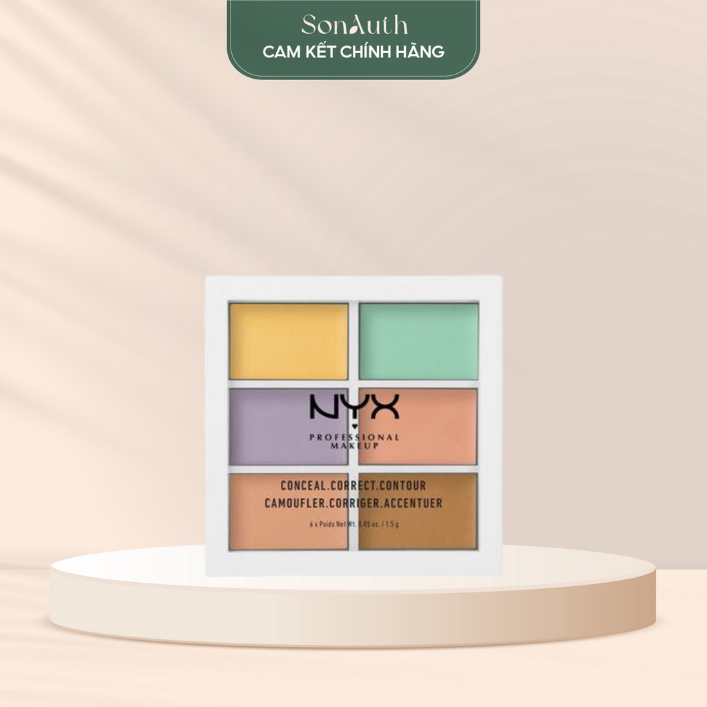 Che khuyết điểm NYX Professional Makeup Color Correcting Concealer Pallete