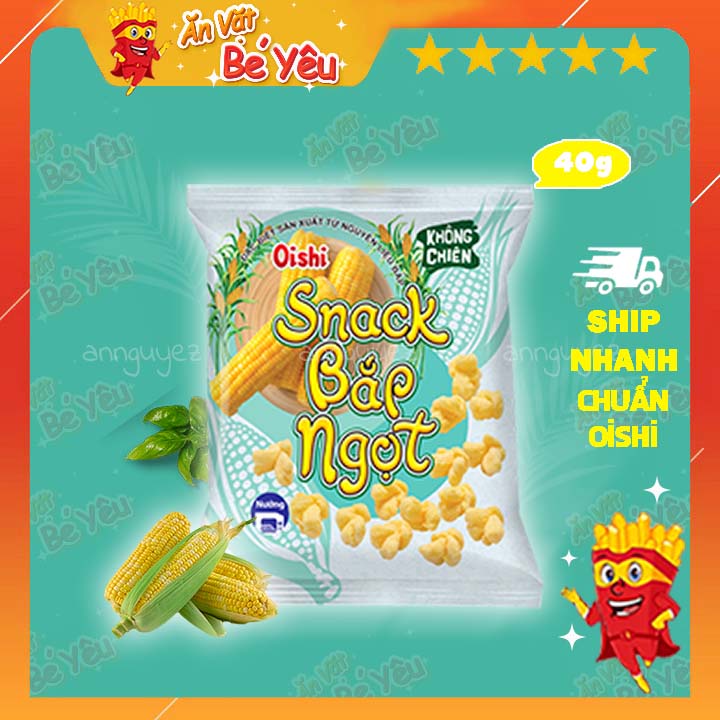 Bim bim Oishi snack bắp ngọt 40g