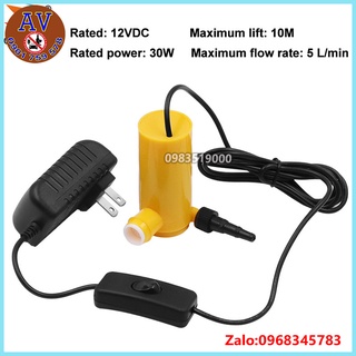Máy Bơm Nước Mini 12V Bơm nước cắt rãnh tường