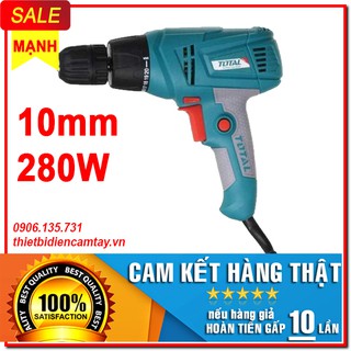 Máy khoan vặn vít cầm tay total td502106 280w 10mm