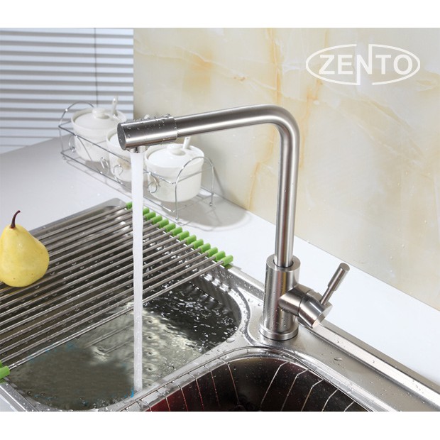 Bộ vòi rửa bát nóng lạnh inox 304 ZENTO - SUS5575