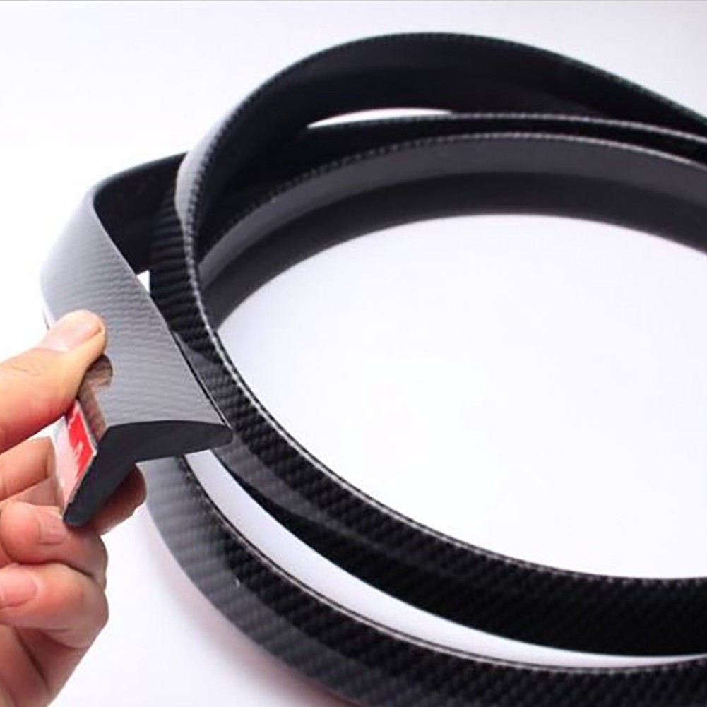 Miếng dán 2.5m bằng cao su viền bảo vệ cản xe ô tô