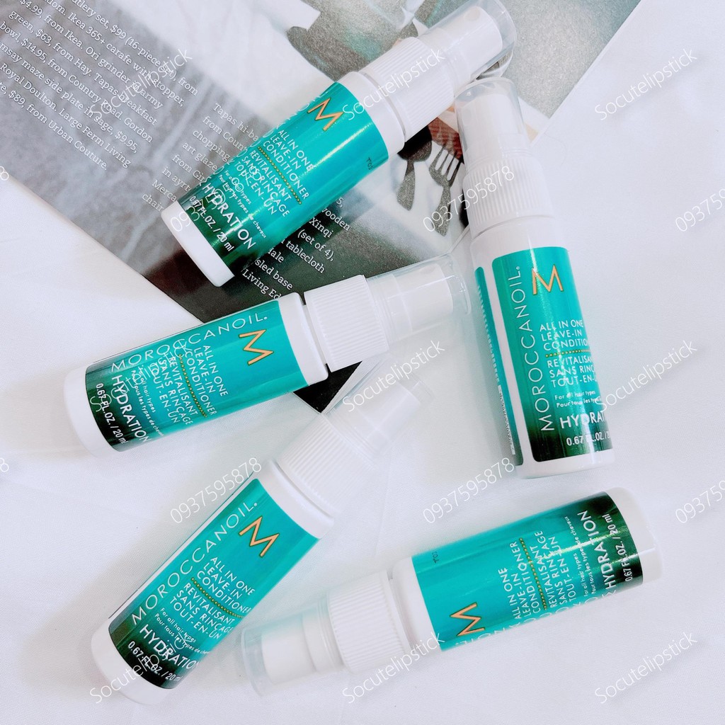 Xịt bảo vệ và ngăn ngừa Moroccanoil Protect &amp; Prevent Spray 20ml