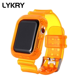 Dây Đeo Đồng Hồ Thông Minh Lykry Chất Liệu Silicon  Nhiều Kích Thước Và Màu Sắc Tùy Chọn Cho Apple Watch Series 6/5/4