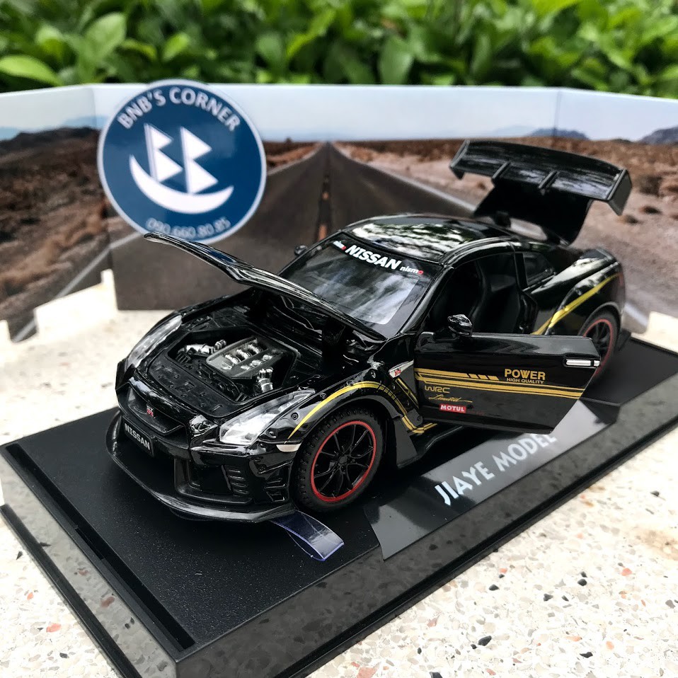 Xe mô hình hợp kim Nissan GTR 1:32 Double Horses - Full box