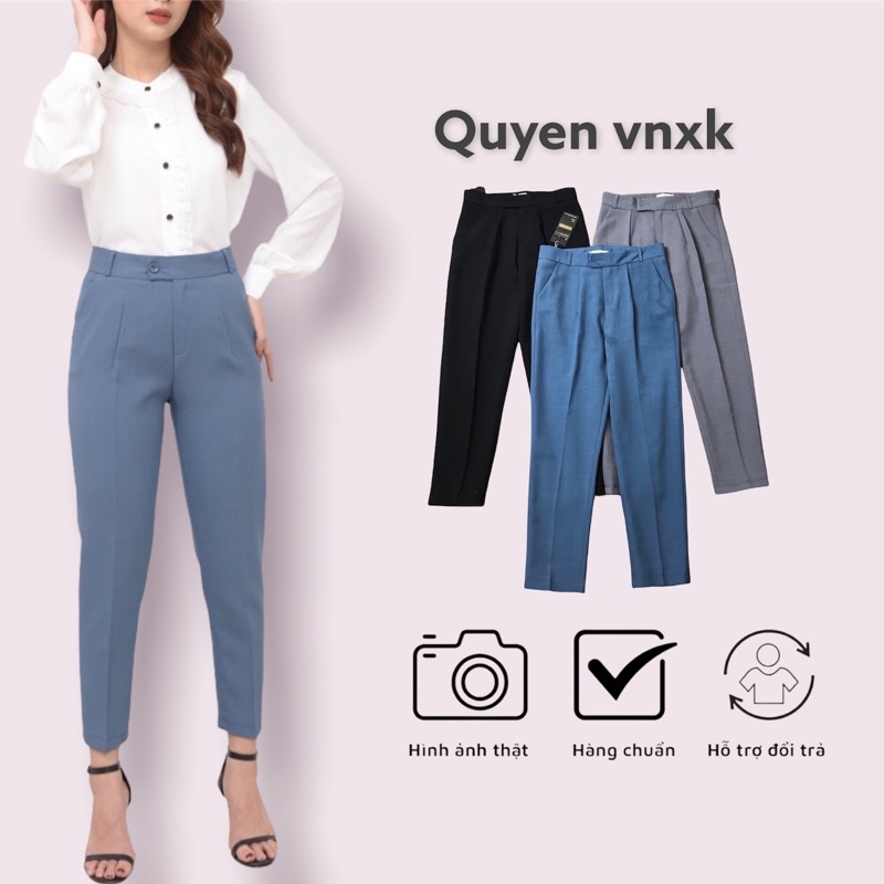 Quần công sở nữ kiểu baggy, phom đẹp, vải nhẹ, 3 màu siêu đẹp, phù hợp mọi vóc dáng Q-01