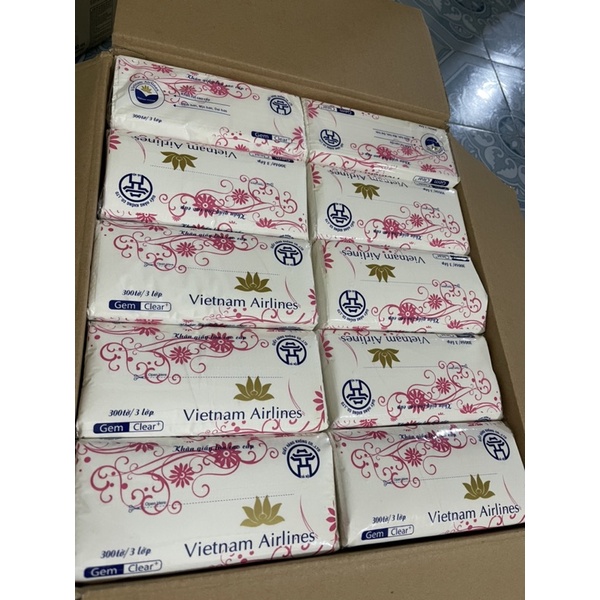 GIẤY ĂN CAO CẤP 3 LỚP (300TỜ)❤️FREESHIP❤️KHÔNG CHẤT TẨY TRẮNG KHÔNG MÙI