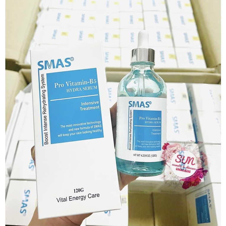 TINH CHẤT DƯỠNG ẨM PHỤC HỒI DA SMAS PRO VITAMIN B5 HYDRA SERUM