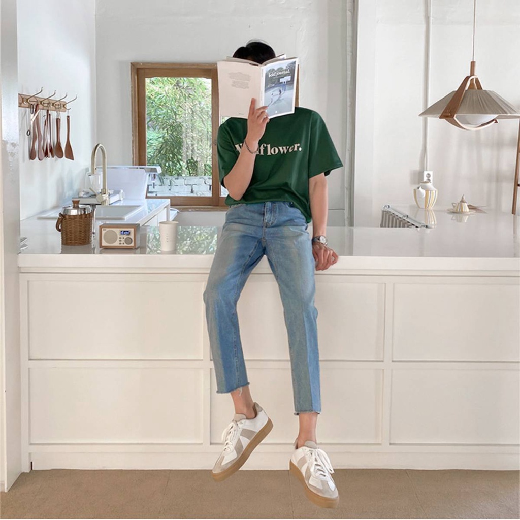 Áo Thun lạnh Unisex HALEY mã TN36 Tay Lỡ Form Rộng Nam Nữ Phong cách Hàn Quốc Street Style Basic