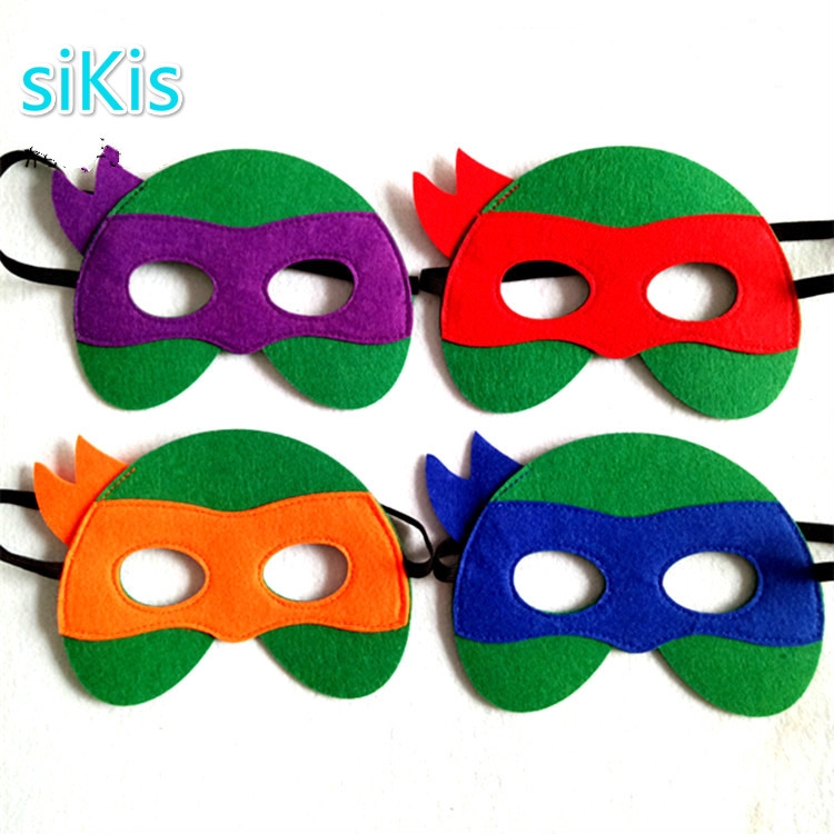 Sikis Ninja Rùa Mặt nạ Siêu anh hùng Mặt nạ Cosplay