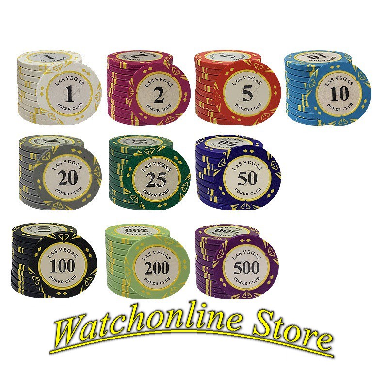 Chip Poker Las Vegas (Chip lẻ - Phỉnh Poker)