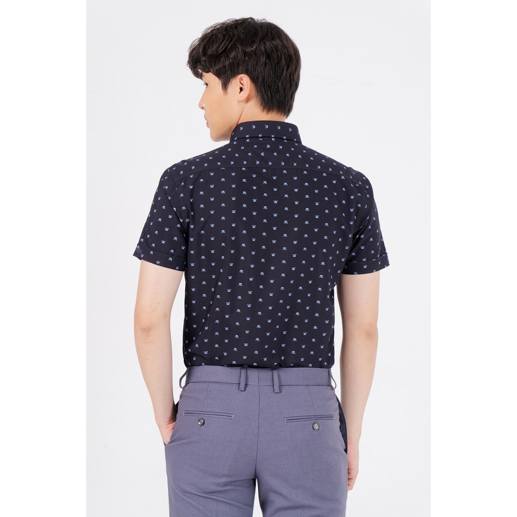 Áo Sơ Mi Nam Tay Ngắn Công Sở Lich Lãm Blentino BSI05 Không Nhăn Cao Cấp