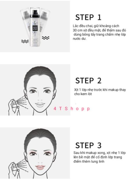 Xịt Nhũ Cố Định Lớp Trang Điểm Căng Bóng Gecomo Stars Shine Galaxy Fixed Makeup Spray | BigBuy360 - bigbuy360.vn