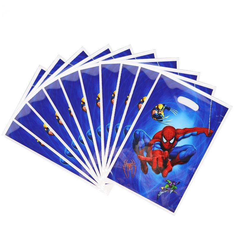 Set 10 Túi Nhựa Đựng Kẹo Trang Trí Chủ Đề Frozen Cho Các Bé