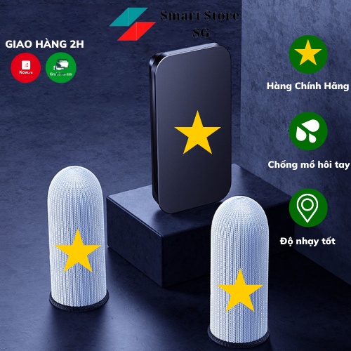 Găng tay chơi game Shezi, Memo sợi bạc thủy tinh cao cấp, Bao tay chống mồ hôi các ngón tay hiệu quả 2022