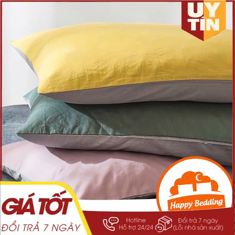 Vỏ Gối Nằm 1 màu Cotton Tici 45x70cm, mềm mịn, phong cách đơn giản | BigBuy360 - bigbuy360.vn