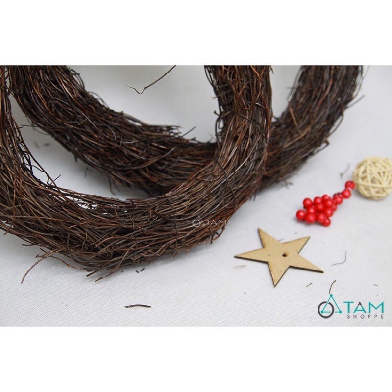 Sỉ vòng dây rừng làm vòng nguyệt quế, vòng hoa treo cửa.