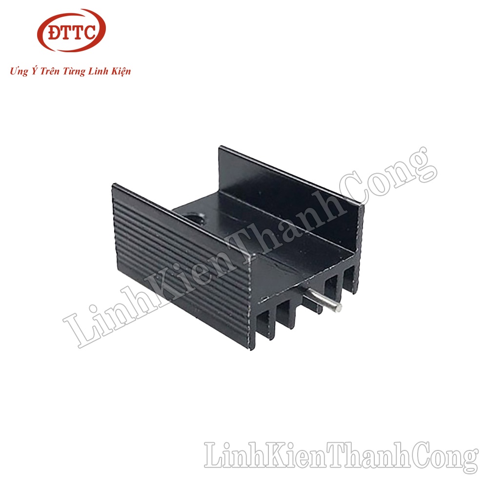 Tản Nhiệt TO-220 15x10x20mm Màu Đen