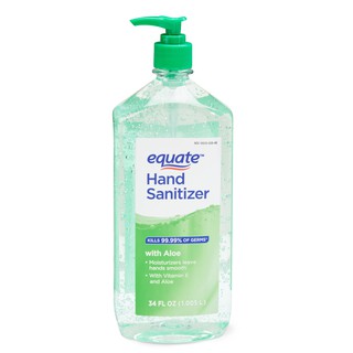 Gel khô sát khuẩn chứa nha đam Equate Moisturizing Hand Sanitizer with Aloe 1,005L (Mỹ)