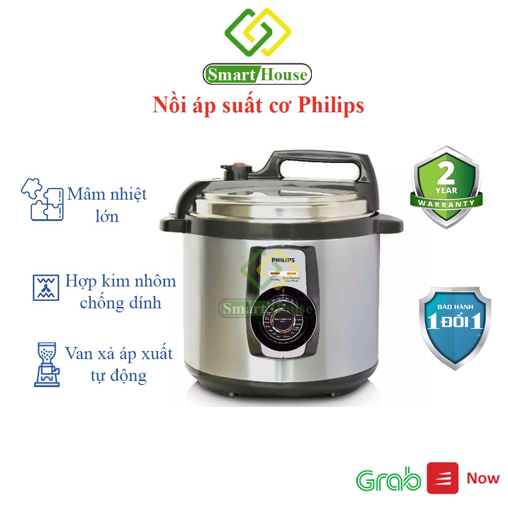 HD2103 - Nồi áp suất điện Philips HD2103/66 5 lít - Hàng chính hãng  - Smart House