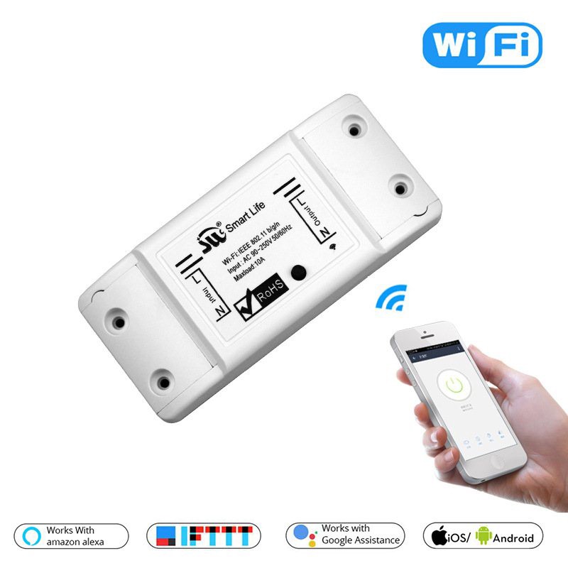 Công tắc đèn wifi thông minh điều khiển bằng ứng dụng điện thoại