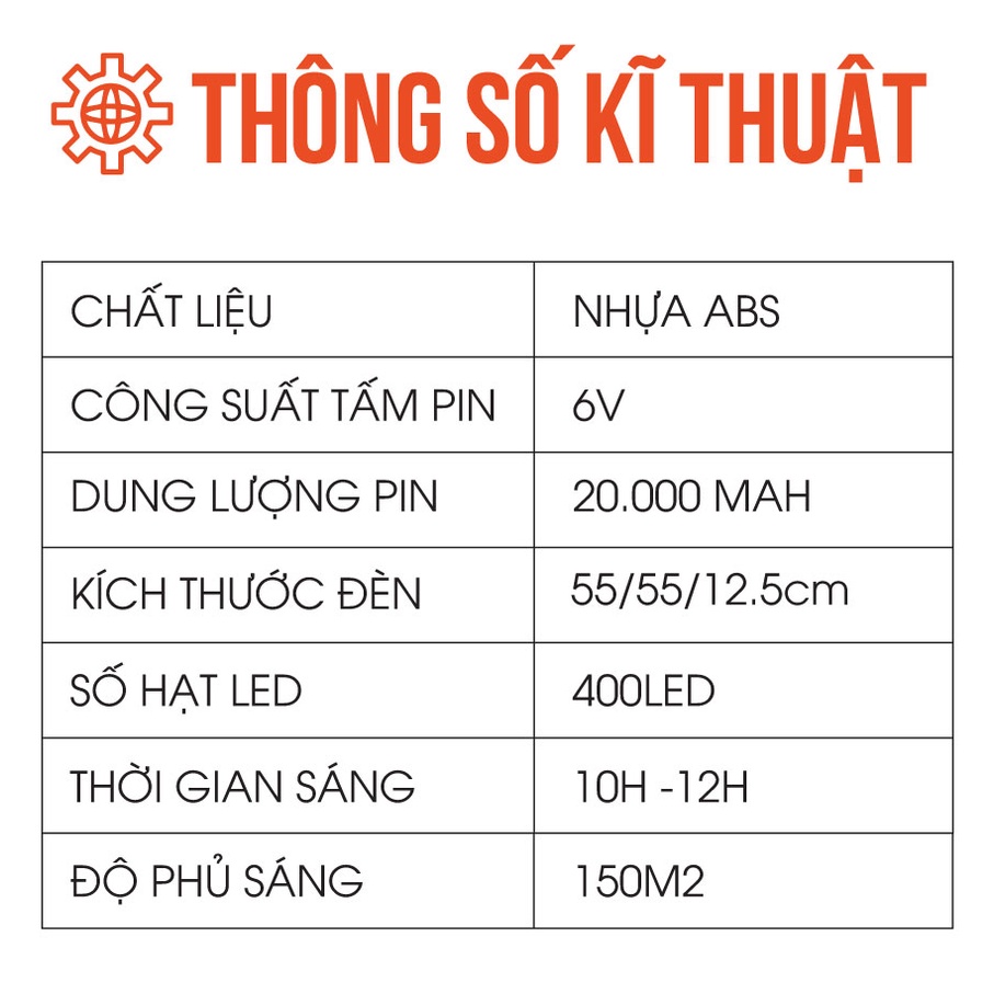 Đèn đĩa năng lượng mặt trời công suất 250w, Đèn trang trí chiếu sáng sân vườn cảm biến chuyển động chống nước IP67