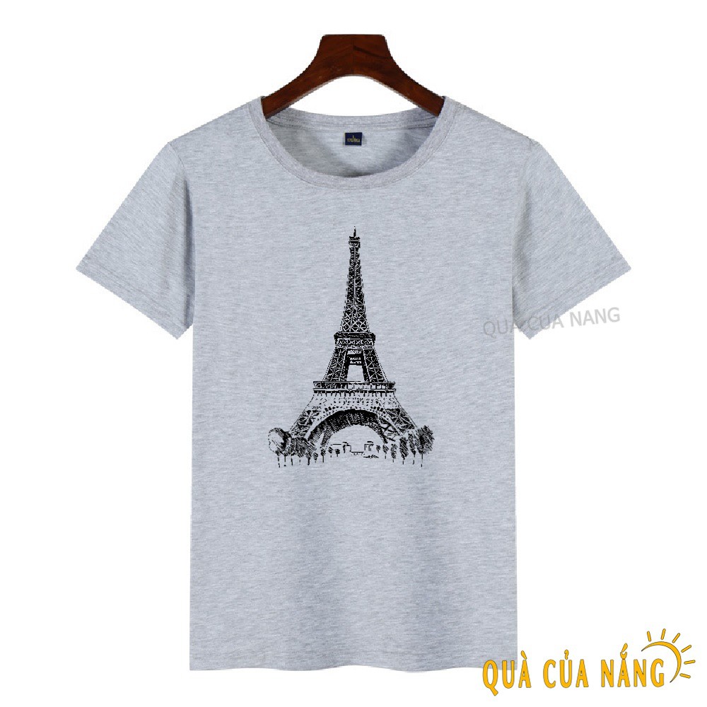 Áo Thun Nữ In Hình Tháp Eiffel Năng Động AT-327 ( 12 Màu ) | BigBuy360 - bigbuy360.vn