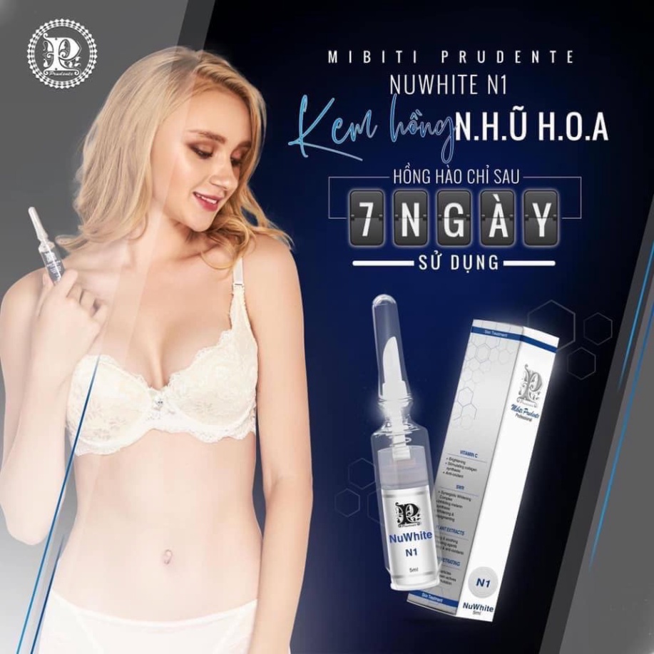 Kem Làm Hồng Nhũ Hoa NuWhite N1 [Hàng Nhập Mỹ] - Hết Thâm, Hồng Núm Hiệu Quả Chỉ Sau 7 Ngày Sử Dụng | BigBuy360 - bigbuy360.vn