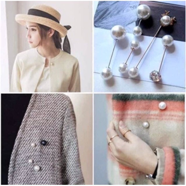 Phụ kiện cài cổ áo, 7 Ghim cài điều chỉnh trang trí lưng quần thời trang