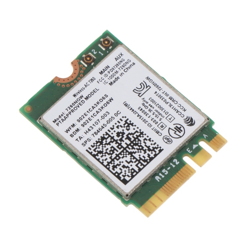 Bộ Thiết Bị Kết Nối WiFi 802 11agn 7260NGW NGFF 867Mbps Cho Laptop Lenovo