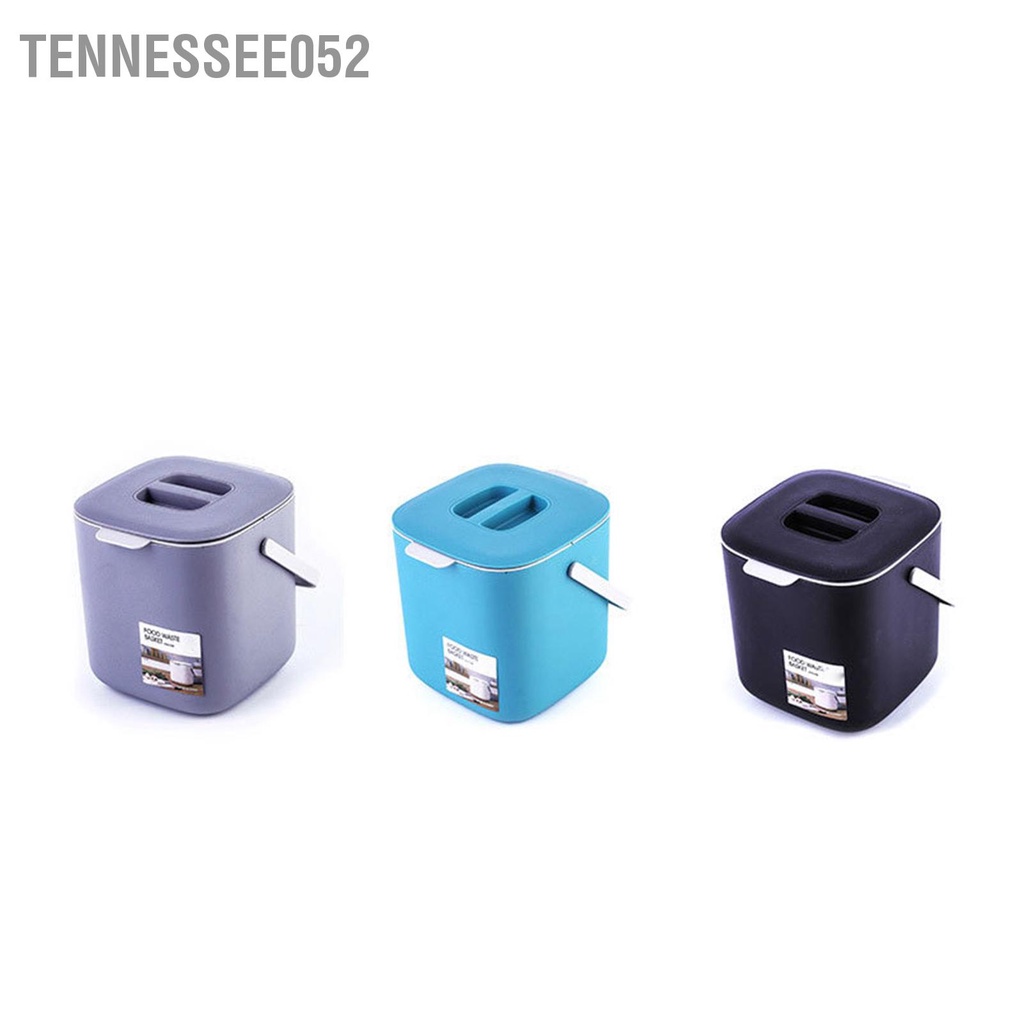 Tennessee052 Thùng rác để bàn Có thể tháo rời Tách khô ướt nhỏ di động có nắp xử lý cho Phòng ngủ nhà bếp trên ô tô