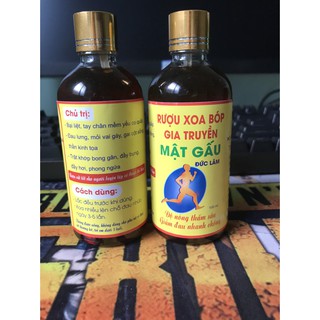 rượu xoa bóp mật gấu đức lâm