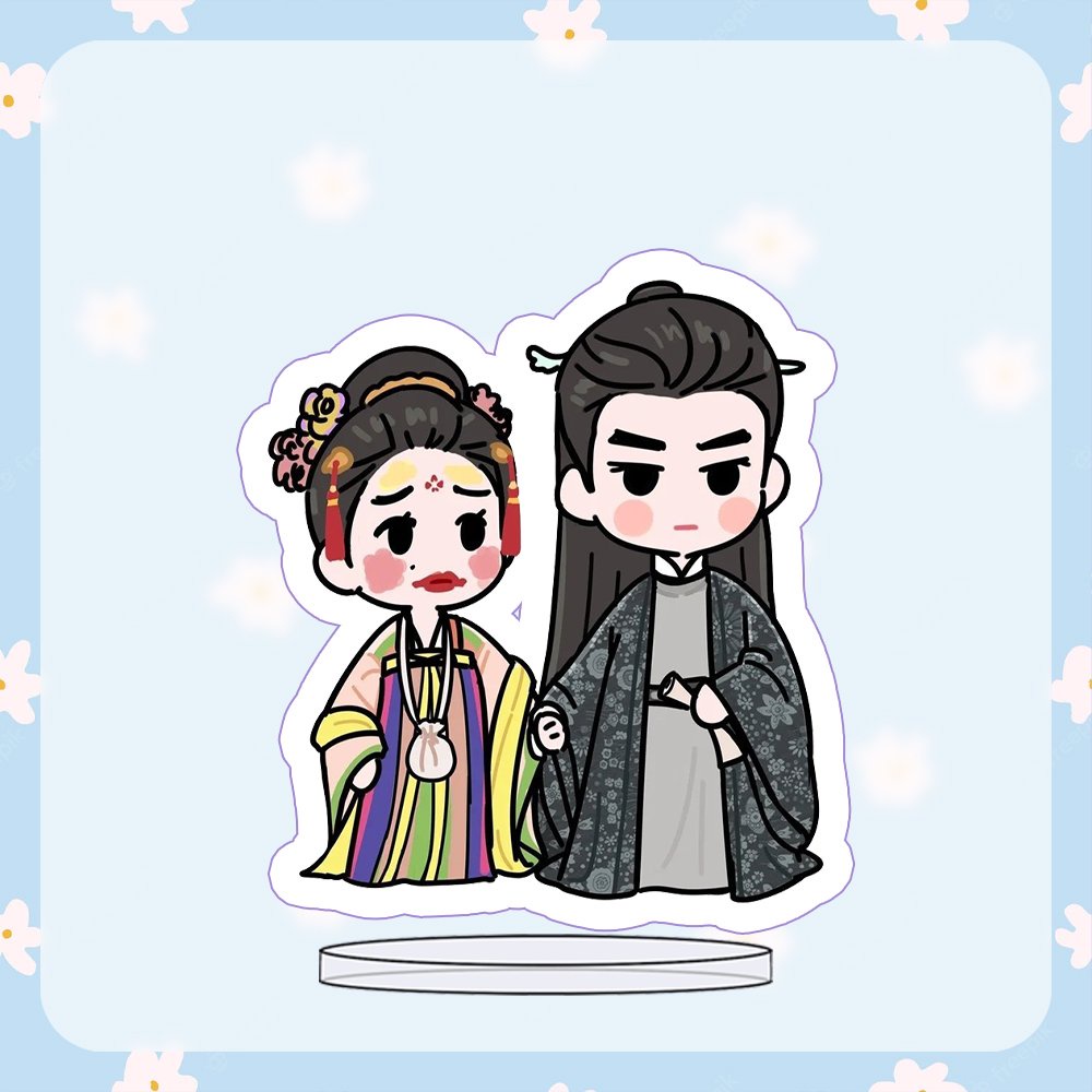 Mô hình Standee MINI THƯƠNG LAN QUYẾT NGU THƯ HÂN VƯƠNG HẠC ĐỆ ver Chibi