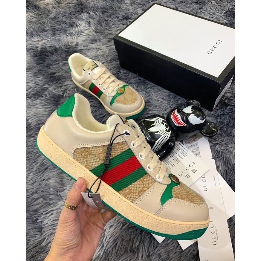 Giày thể thao gucci ace sơn tùng bản sạch da xịn FullBox | BigBuy360 - bigbuy360.vn