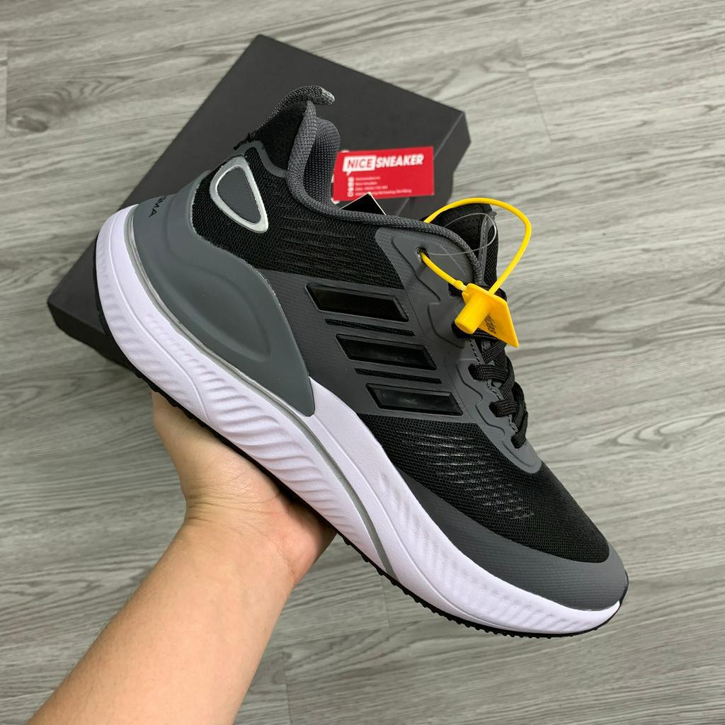 Giày Thể Thao Alphamagma Đen Xám, Giày Sneaker Alphamagma Black Grey Full Box - NICE SNEAKER | Chất lượng siêu cấp.