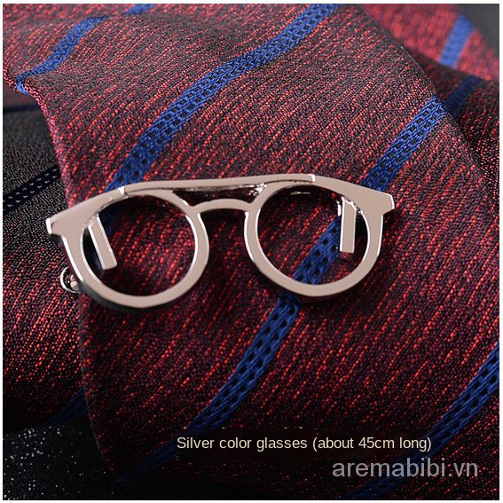 Kẹp cà vạt họa tiết màu vàng thời trang sang trọng cho nam