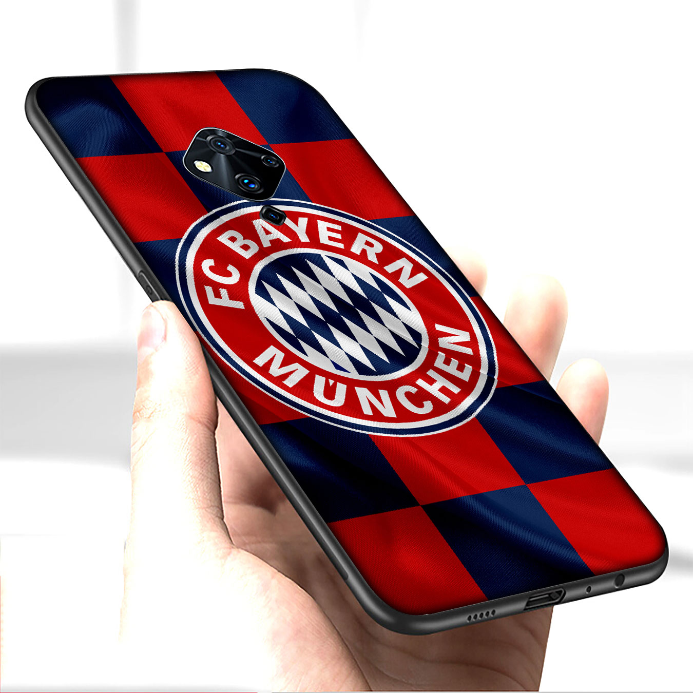 Ốp Điện Thoại Silicon Mềm Hình Fc Bayern Munich Cho Samsung Galaxy A9 A8 A7 A6 Plus J8 2018 + A21S A70 M20 A6 + A8 + 6plus