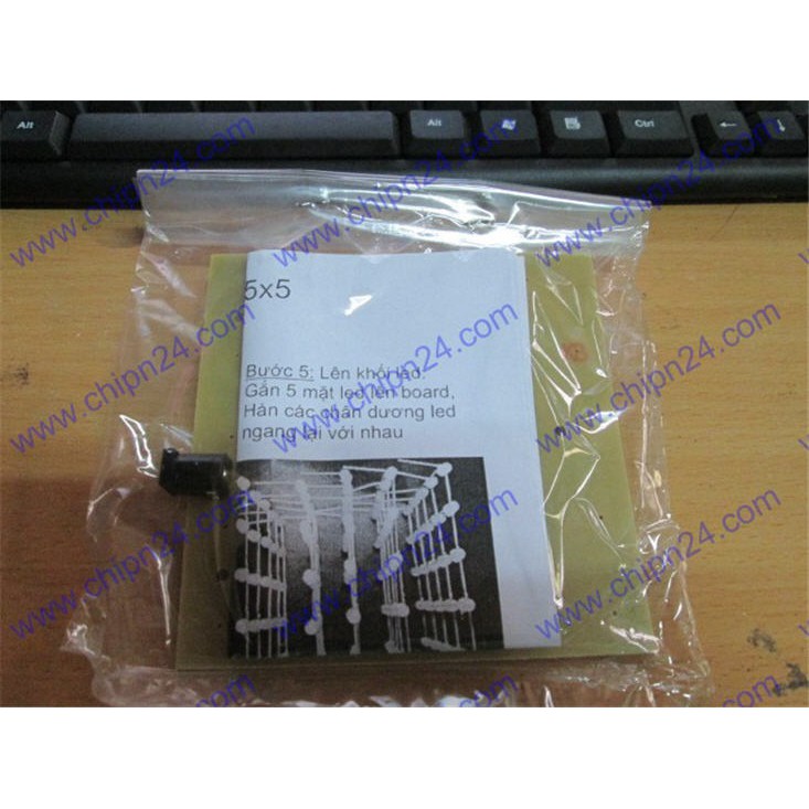 MẠCH LED 3D CUBE 5x5x5