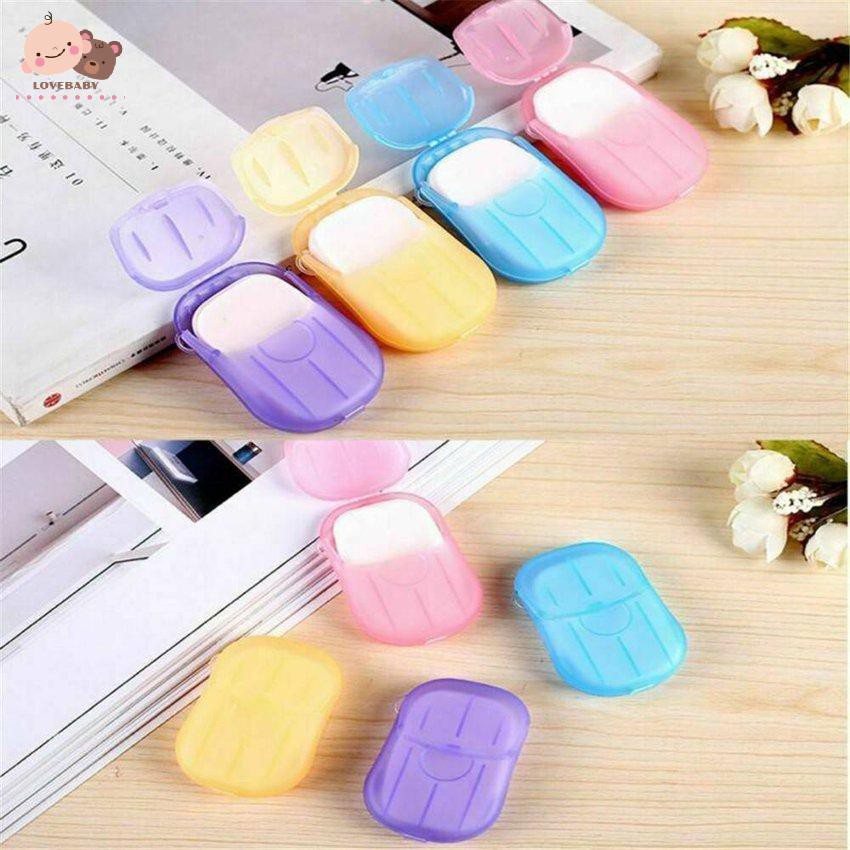 Xà phòng giấy mini dùng một lần nhỏ gọn tiện lợi khi du lịch