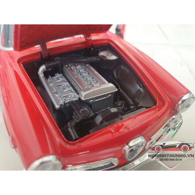 Xe mô hình Alfa Romeo 2600 Spider, tỉ lệ 1:24, Welly