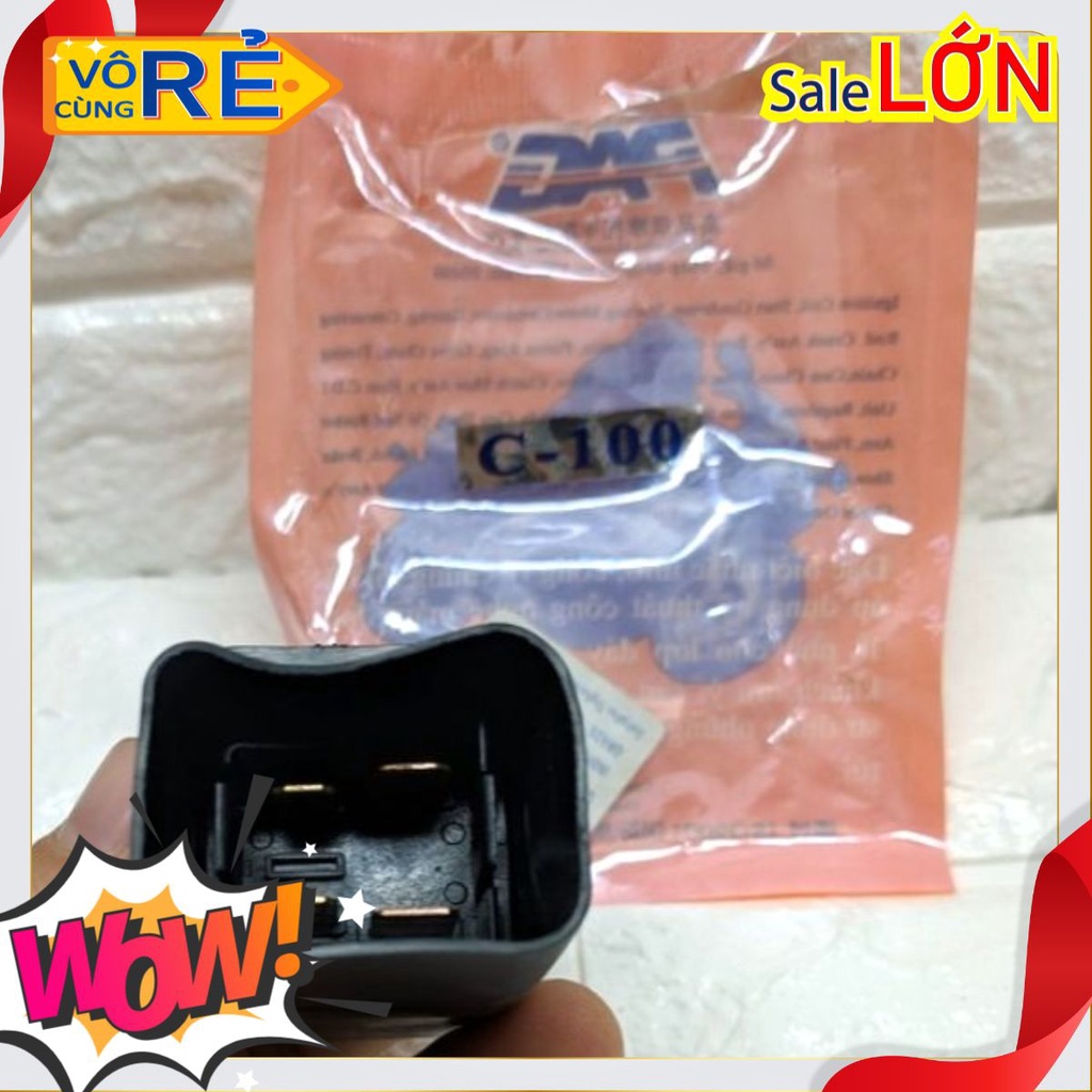 Rơ le đề vuông xe số Dream Wave Sirius Jupiter SYM chính hãng Pag