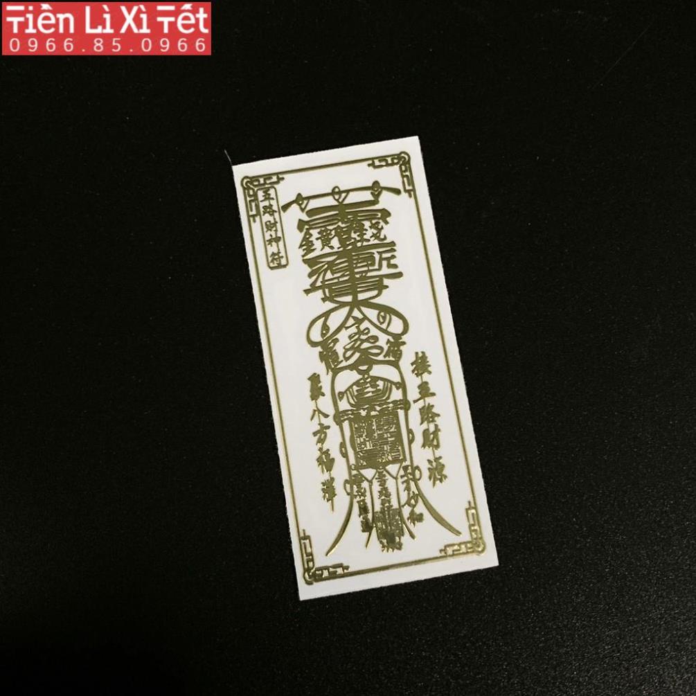 [Trợ giá] Miếng dán trang trí điện thoại NGŨ LỘ THẦN TÀI