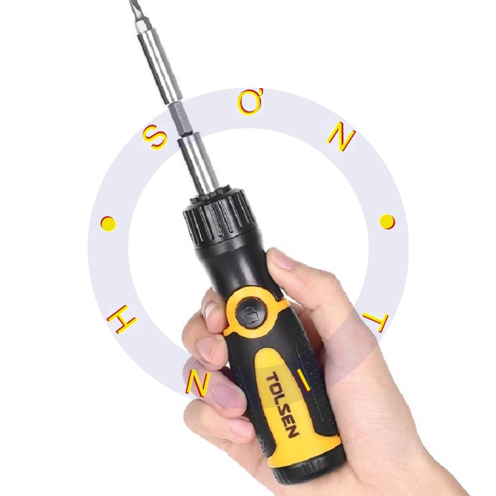 Bộ Đầu Vít Tự Động Đa Năng Ratchet Screwdriver TOLSEN 20040