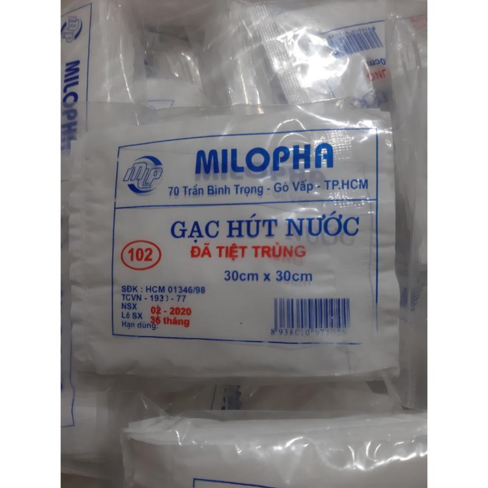 Gạc đắp mặt nạ, gạc hút nước MILOPHA dùng trong spa